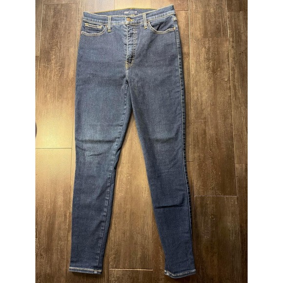 Lucky Brand Denim - Lucky Brand Uni Fit Jeans Womens 4 (30-32) R Blue Dark Wash High Rise Skinny‎